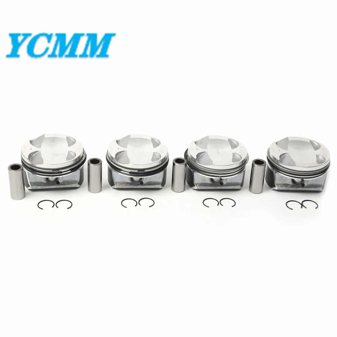 11257589348 4x Pistons & Ring STD+0.50MM 77.50mm 18mm For BMW 114i 116i 118i 120i MINI Cooper Countryman Paceman Peugeot Citroen