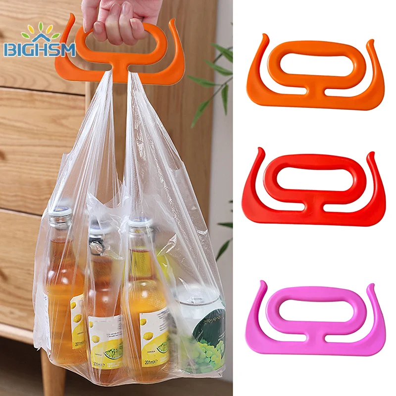 Portable Bag Grip Grocery Bag Carrier Holder Clips Handle Shopping Bag Carrier Hand Protection