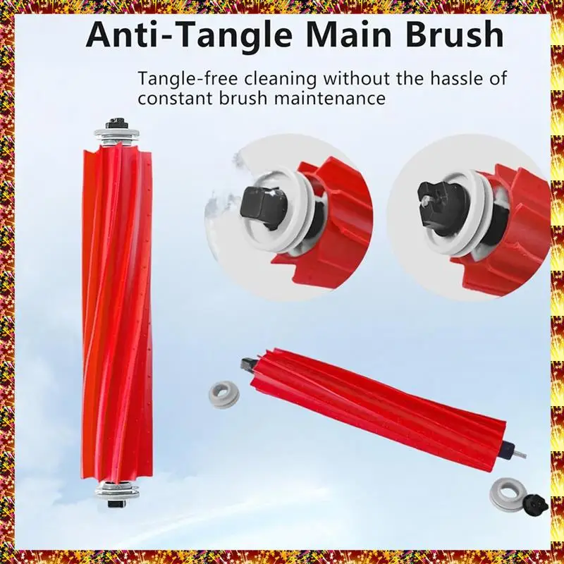 AGOUP 21 قطعة استبدال أجزاء ل Roborock QV 35A /QR 598 /QR 798 أجزاء المكنسة الكهربائية فرشاة جانبية رئيسية فلتر Hepa خرقة كيس لجميع الغبار