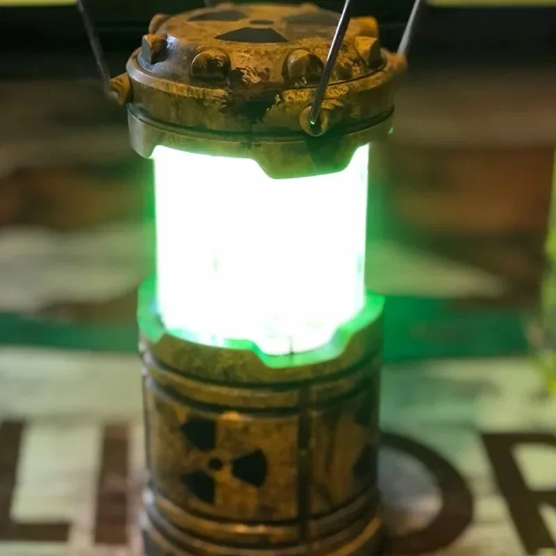 Nuclear Reactor Lantern Gift Mini Handheld Nuclear Reactor Lantern Toy Doomsday Nuclear Reaction Push Simulation Illuminator