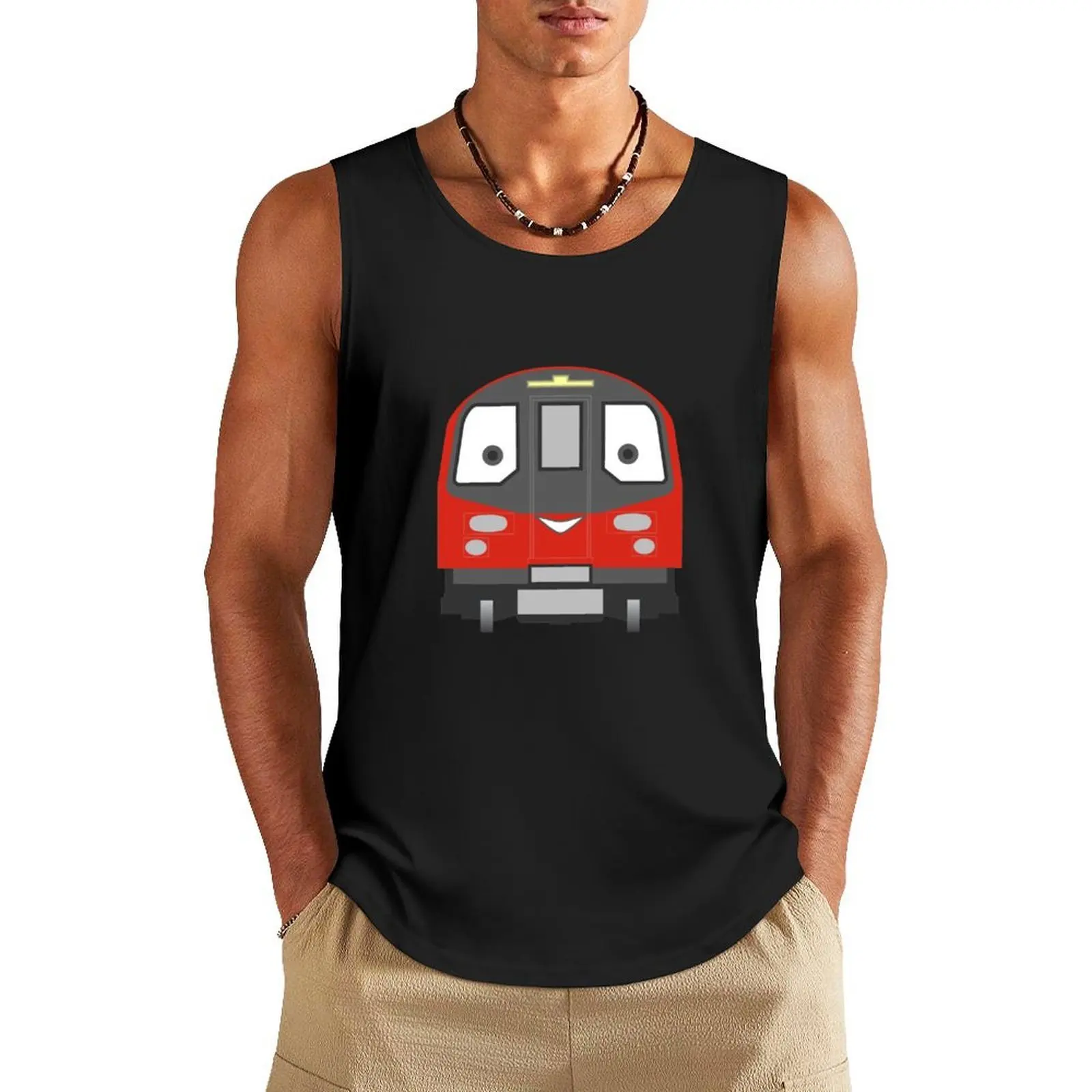 

Happy Underground Tank Top Men's vest men clothes Men's summer t-shirt Man clothes for gym