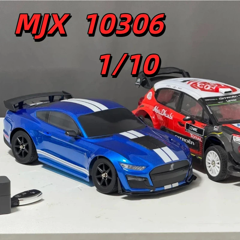 

Новая модель радиоуправляемого автомобиля Mjx 10306 в масштабе 1/10, электрический Mustang Shelby 4WD для ралли и гонок по шоссе, для любителей радиоуправляемых моделей и гоночных трасс.