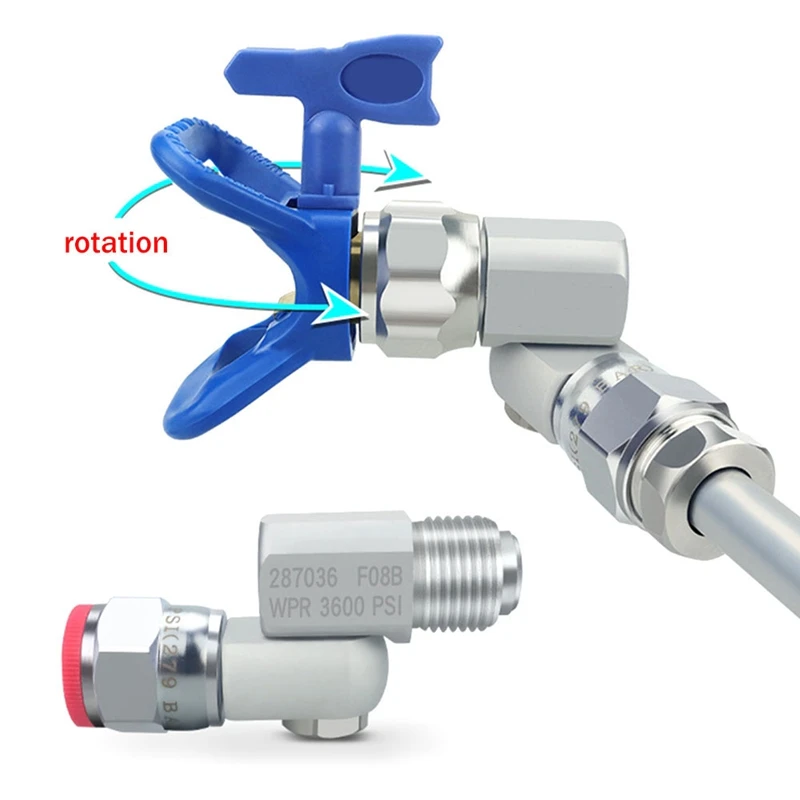 Универсальный поворотный шарнир с защитой основания распылителя и наконечником 517 для безвоздушного распылителя безвоздушного распылителя