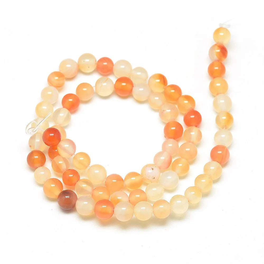 

Carnelian Beads Strands Round 8~8.5mm Hole: 1mm about 47pcs/strand 14.5 inch