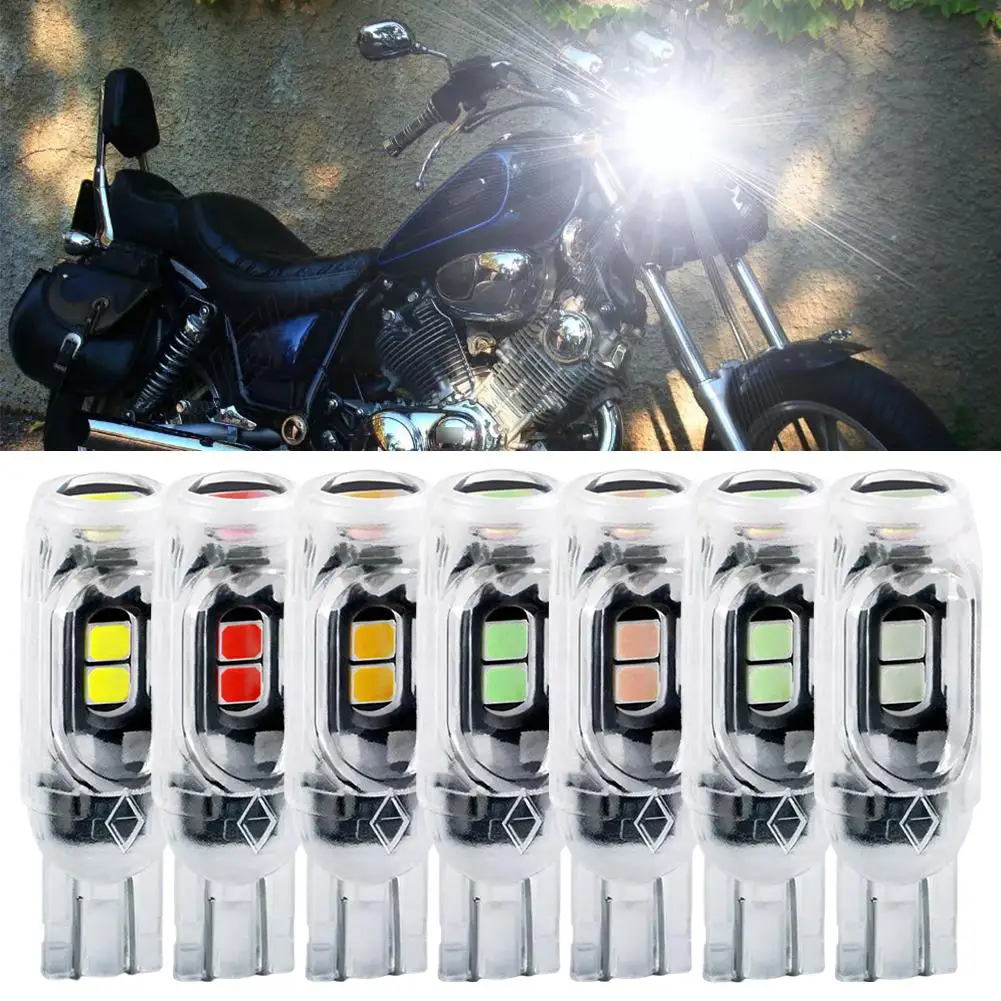 Motorrad Auto Blinker, Motorrad Auto Blinker Tür Lampe Signal 5SMD Marker Schwanz Zubehör Drehen LED Interio R1A5