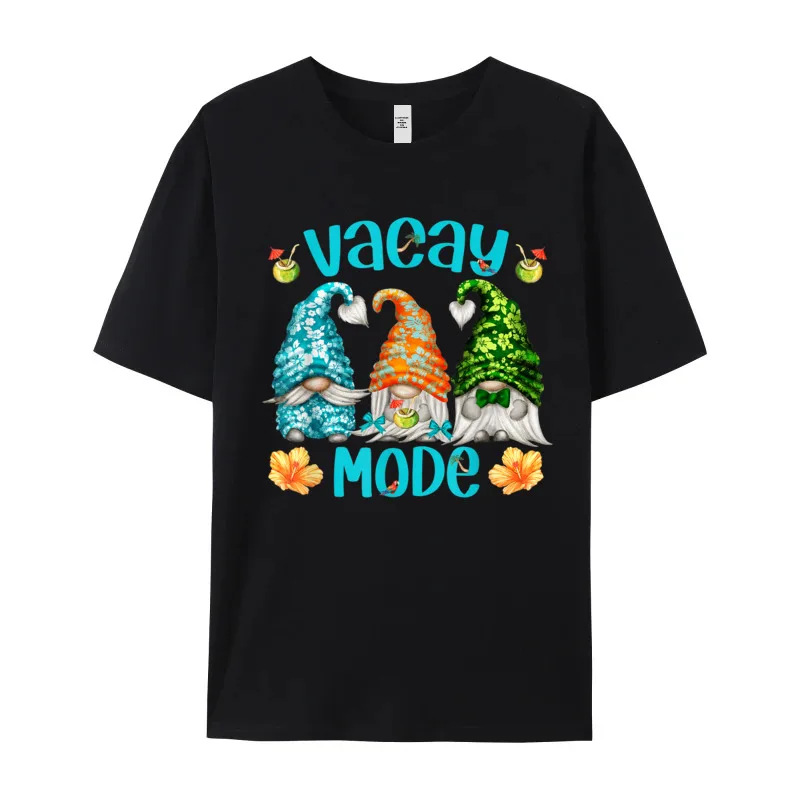 Funny Hawaiian Vacay Mode With Cute Men's T Shirts Newest Thanksgiving Day Short Sleeve Tees Crewneck Combed cotton Tshirts