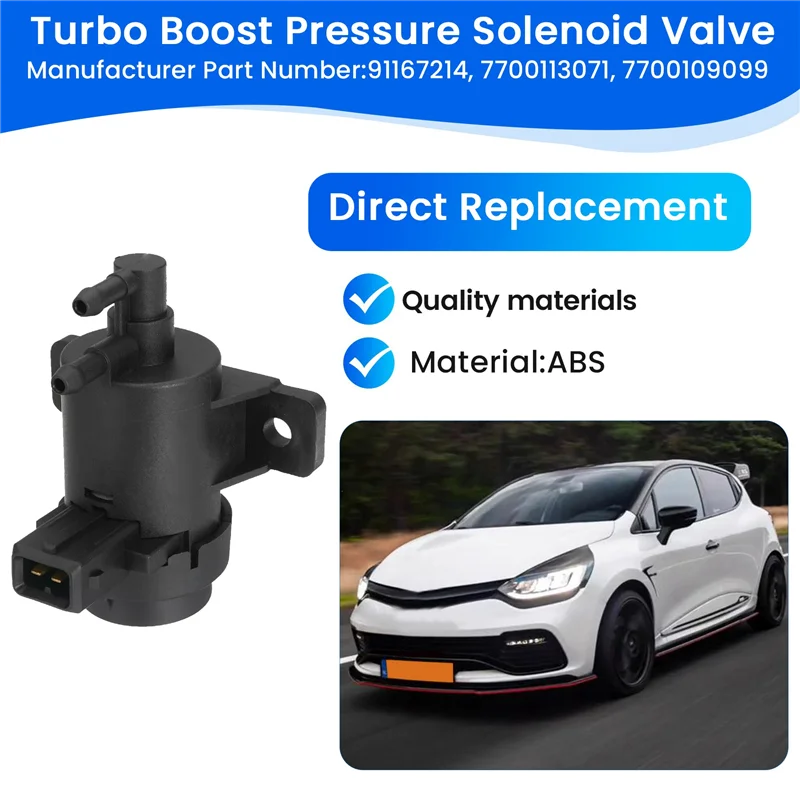 Superior- 91167214 7700113071 7700109099   Válvula solenóide de pressão turbo boost para Renault/Vauxhall Movano Vivaro 1.9 2.0 2.5 Diese