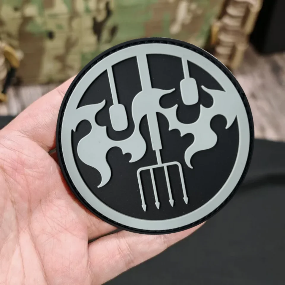 

"SCP" PVC Tactical Morale Badge Patch Hook and Loop Patches Emblem Military Armband Clothing Backpack Stickers