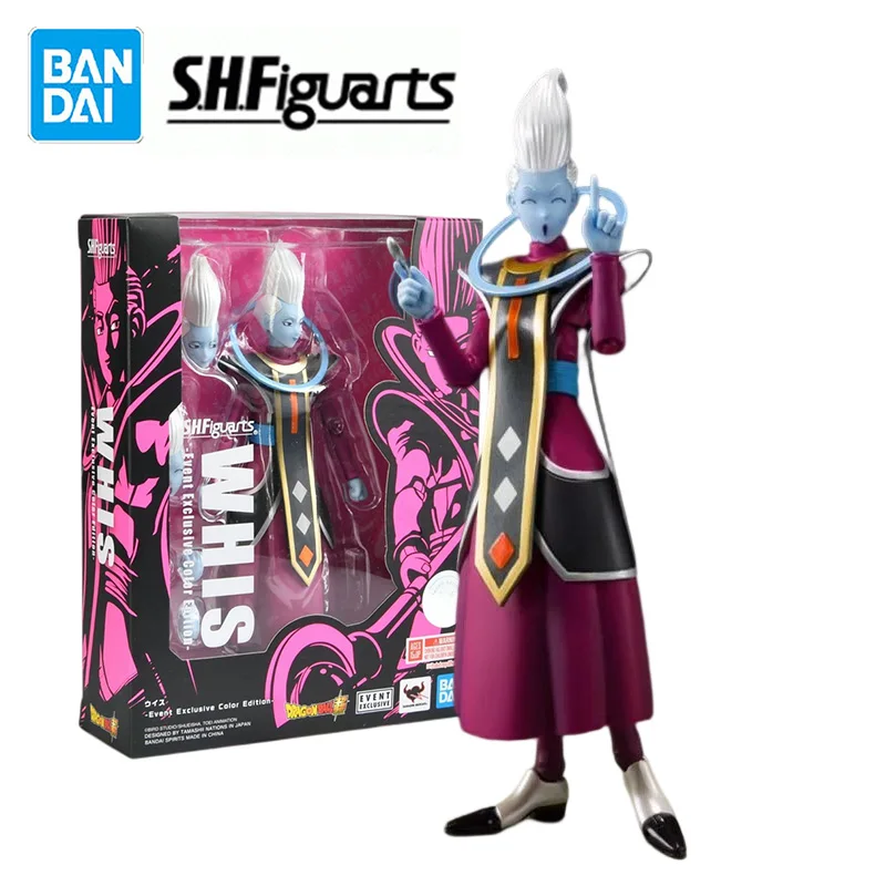 

Аксессуары для детей: Bandai S.H. Фигурarts SHF Dragon Ball Super Whis Cj ОГРАНИЧЕННАЯ МОДЕЛЬ Набор Аниме экшн-истребитель Готовая модель подарок для ребенка