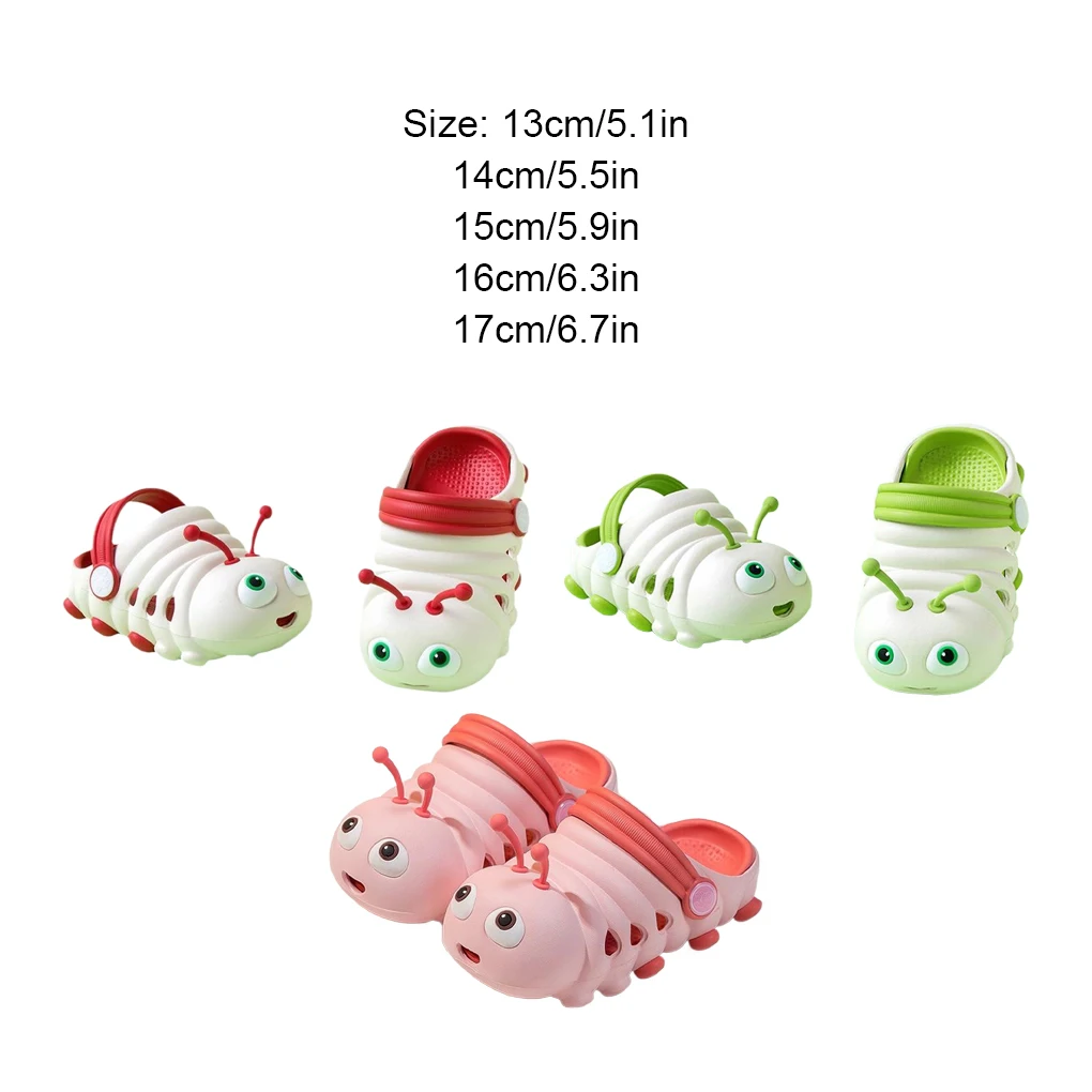 Cute Slippers Non-slip Toddler Clogs Water Slide Slide Clogs Cherry