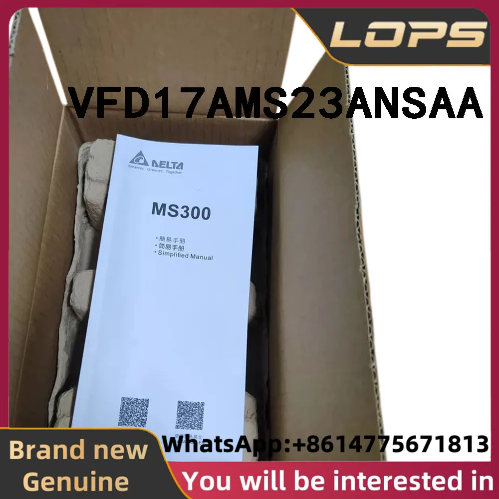 VFD17AMS23ANSAA brand new original Delta Inverter, MS300 series 7.5KW in stock, welcome to inquire.