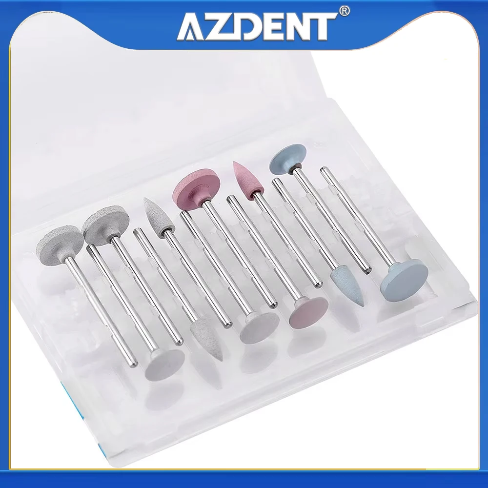 

1Box Azdent DENTAL Porcelain Teeth Polishing Kits Fit for Low Speed Handpiece Silicone Polishers