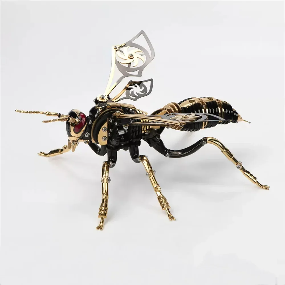 Mechanical Insect Bumblebee High-difficulty Metal Assembly Model Creative Handmade DIY Ornament Gift Educational Toy