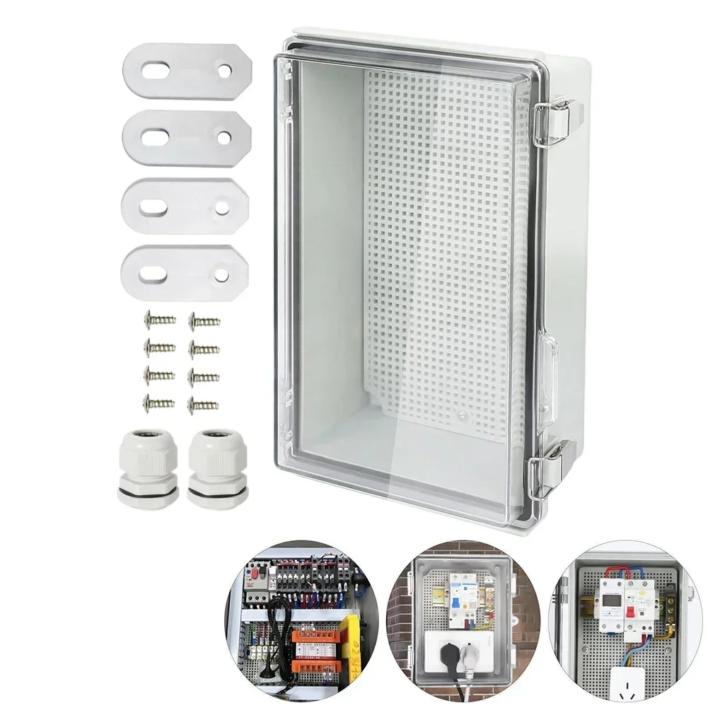 Indoor Outdoor Cable Distribution Box Outdoor Junction Box Corrosion-Resistant Easy Installation Flame Retardant ABS
