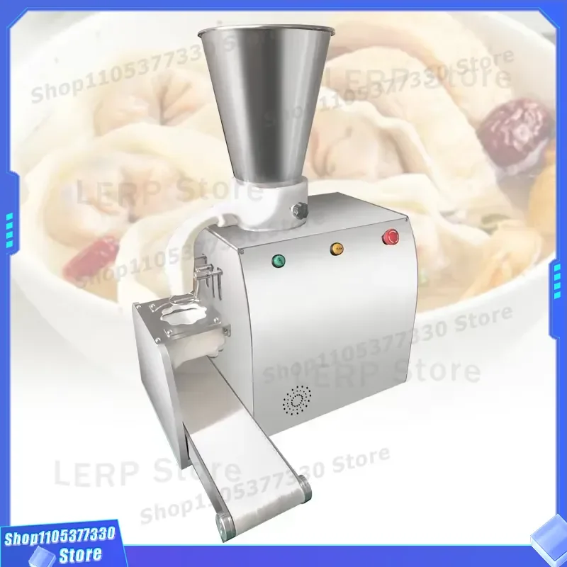 Automatic Electric Dumpling Maker Machine Small Desktop High Precision With Conveyor Belt And Motor For Home Kitchen Use High