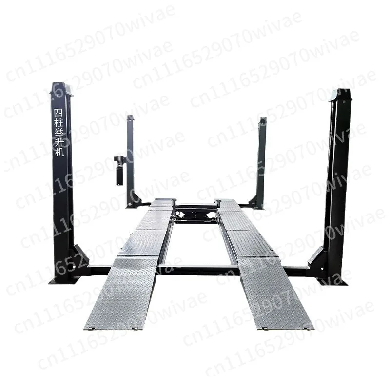 Lift with four-wheel aligner Automobile lift maintenance equipment Large tonnage four-column lift