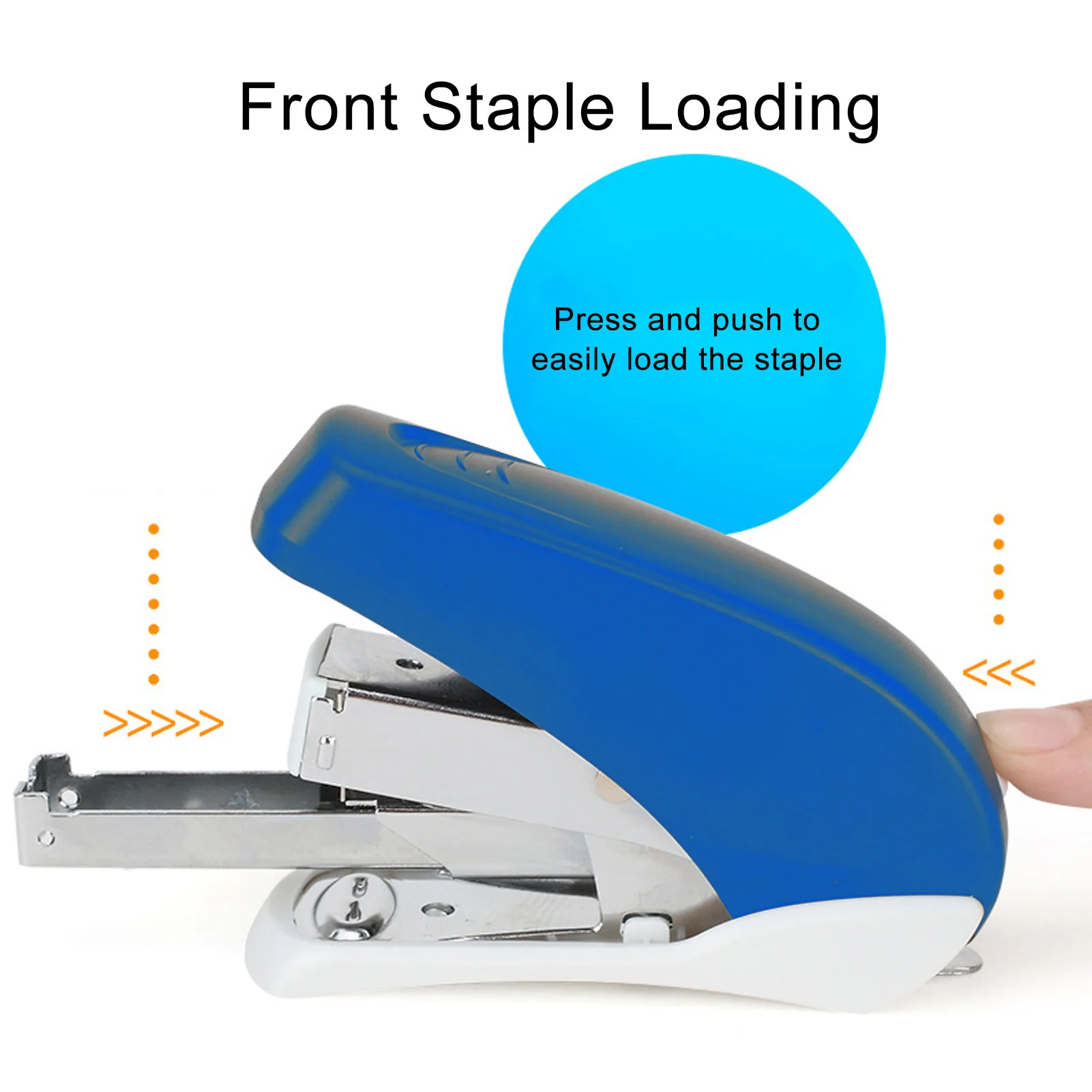 【New】Small Stapler with Remover Labor Saving Paper Stapler Compatible with 24/6 26/6 Staple 20 Sheets Capacity