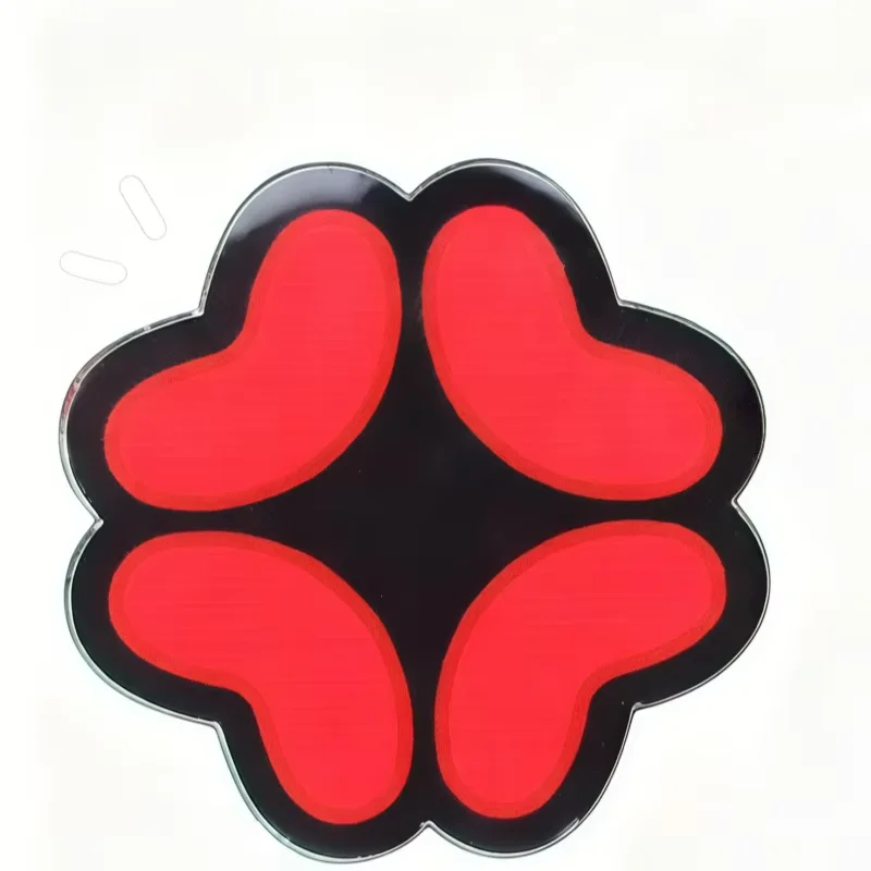 Angry Four Hearts Acrylic Hair Clip Anime Emoji Cosplay Accessories Cute Hair Barrettes Fashion Hair Decor Gift for Girls Fans
