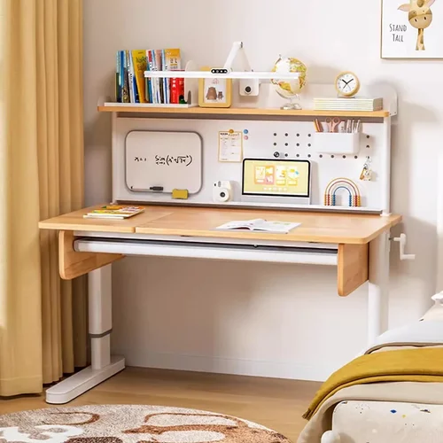 어린이 책상 어린이 방 공부 테이블, 침대 옆 의자 가구, 학교 각도 조절 가능, 초등학생 남아  Best5