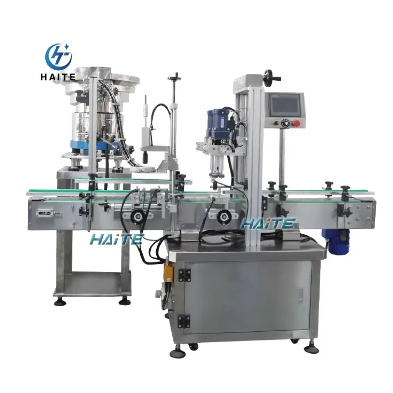 Auto Screw Capping Glass Plastic Bottle Cap Sealing Machine