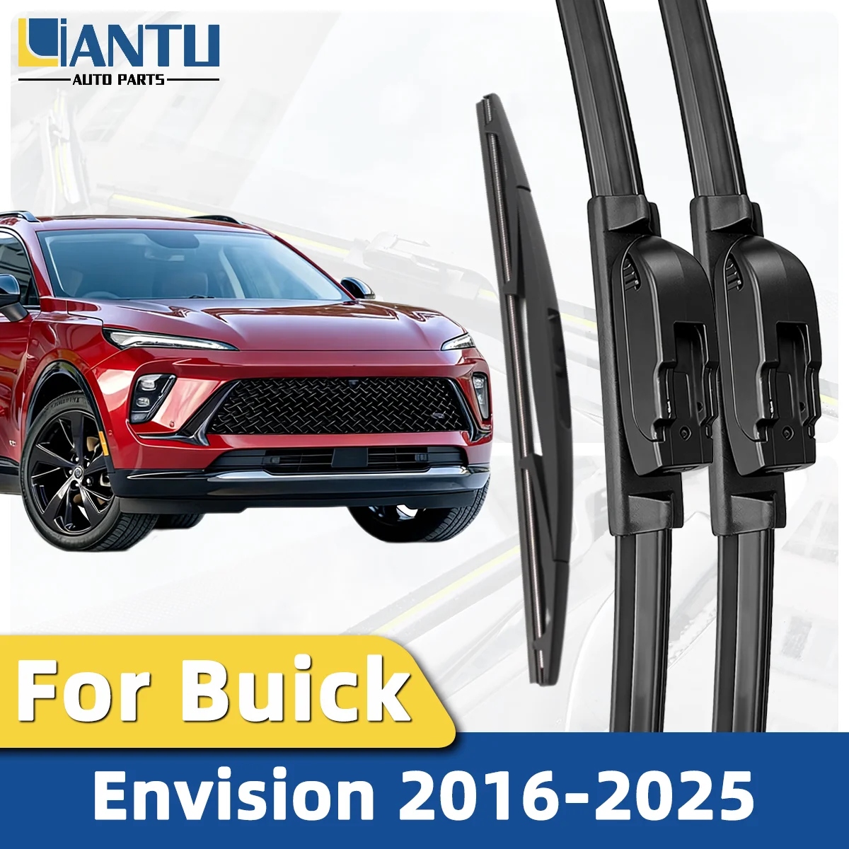 

1/3PCS Front And Rear Wiper Kit For Buick Envision 2016–2025 Windshield Wiper Silent Wiper Automotive Accessories 2024 2023 2022