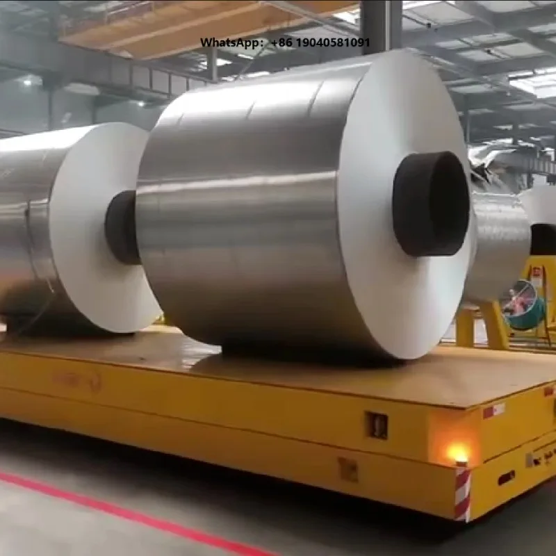 Factory AGV Automated Guided Vehicle for Heavy-Duty Steel Coil and Plate Lifting Solutions
