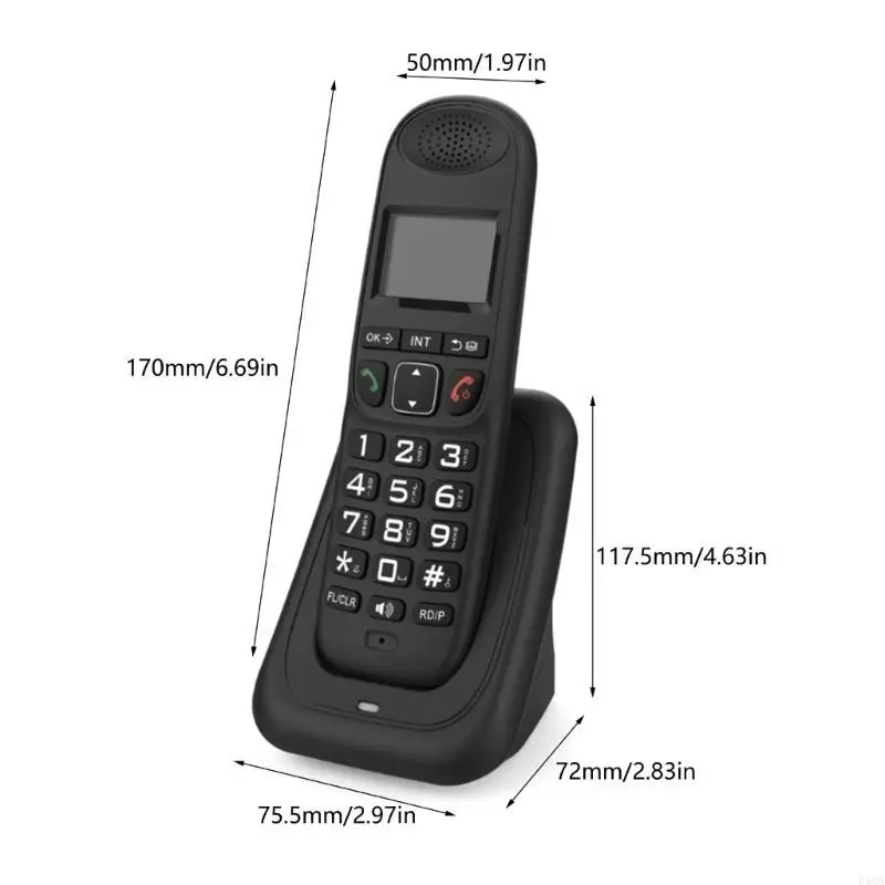 D5BB D1003 Cordless Home هاتف الهاتف واضحة رقم المتصل رقم التخزين المتصل/مكالمة هاتفية في انتظار Home Home Home Home Home Home