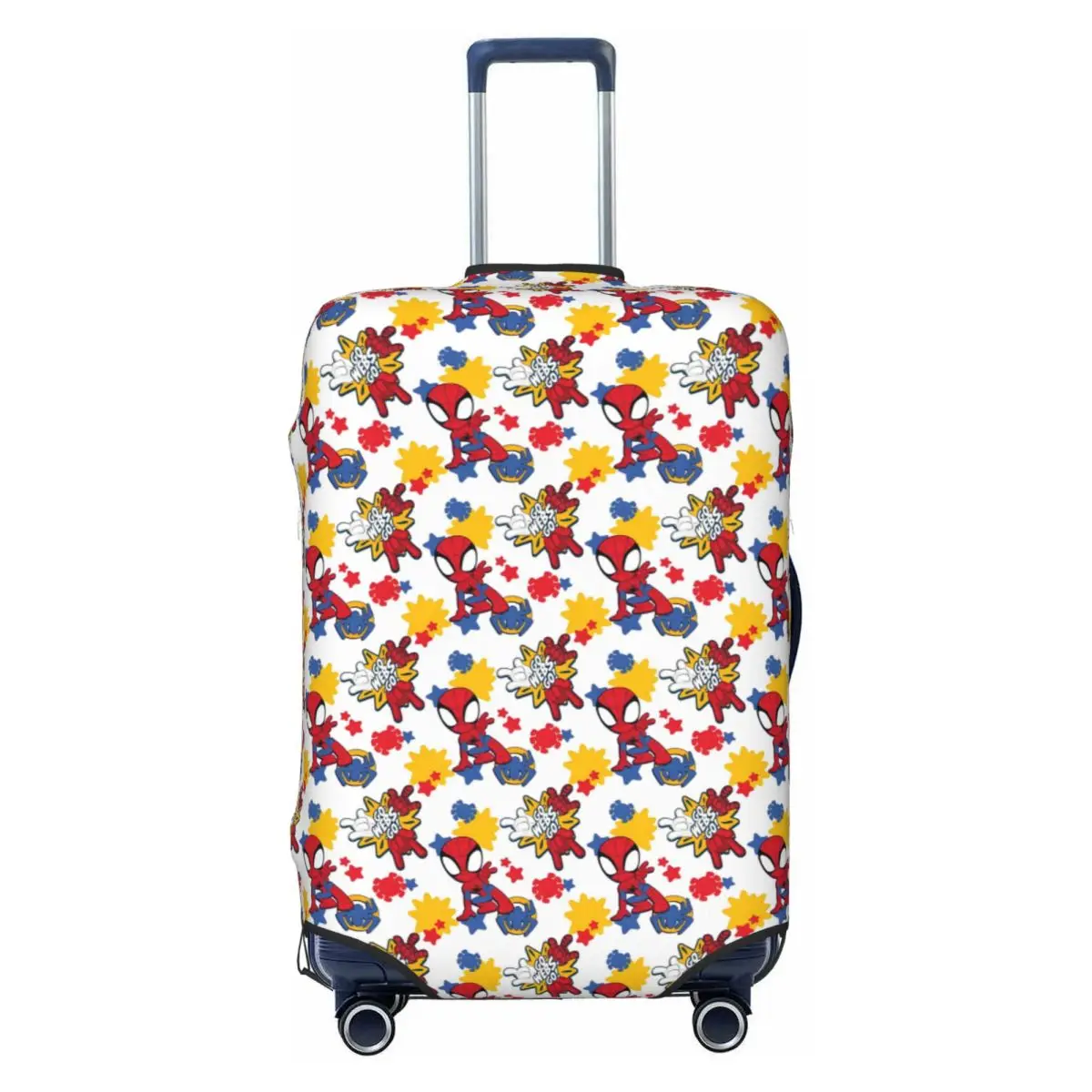 

Custom Cute Spiderman Anime Hero Luggage Cover Protector Dust Proof Cartoon Printing Travel Suitcase Covers