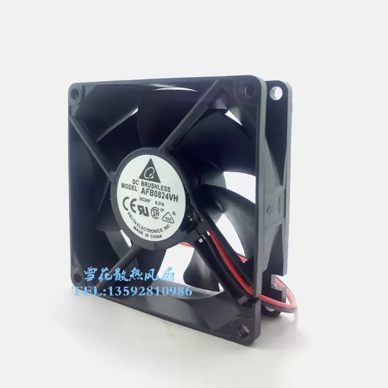 for Delta AFB0824VH SH DC 24V 0.21A 0.33A 8cm Inverter Cooling Fan Original High Speed Server Cabinet Radiator