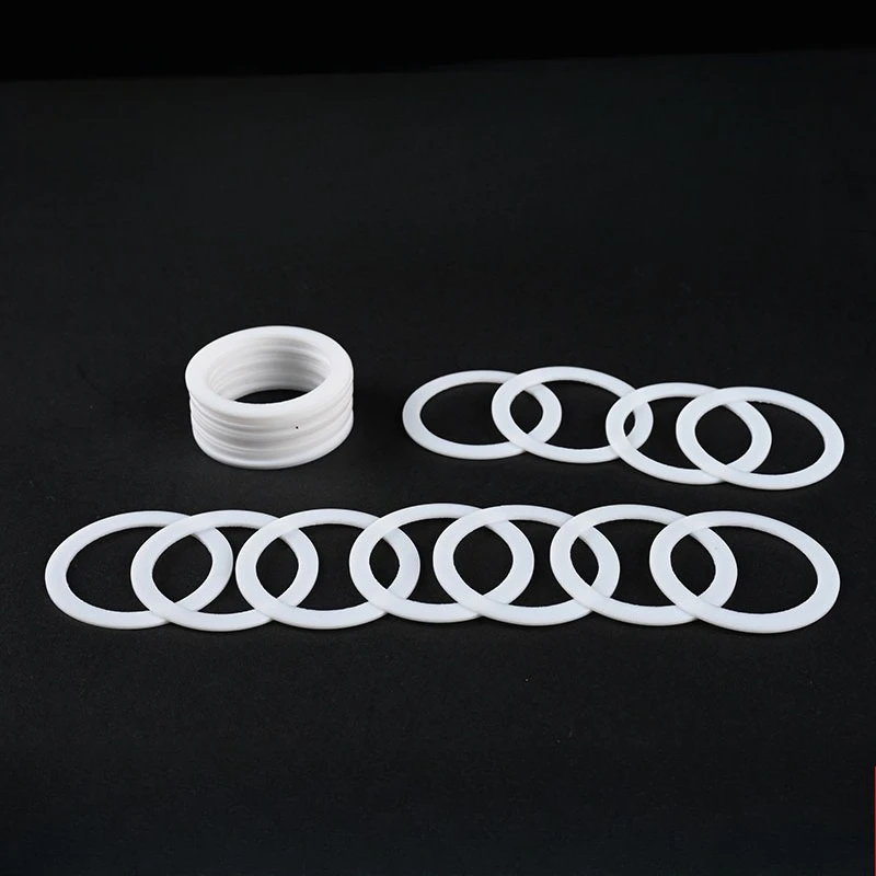 

PTFE Flat Washer Gasket 1.25mm Thick ID3mm-160mm High Temp Resistant Plastic Sealing Disc