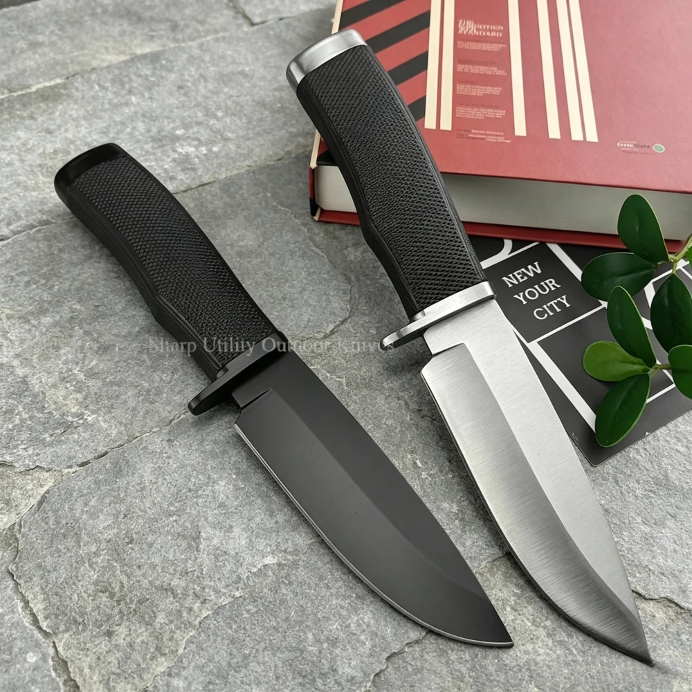 Multi-purpose Hiking Climbing Tools Portable Outdoor Fixed Blade Knife Camping Fishing Trekking EDC Knives Meat Cleaver Tools