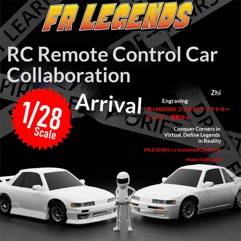 BMHOBBY FR Legends BMRX FLD S13 1/28 Scale RC Rear Wheel Drive Drift Racing Frame Remote Control Model Car For Hobby Enthusiasts