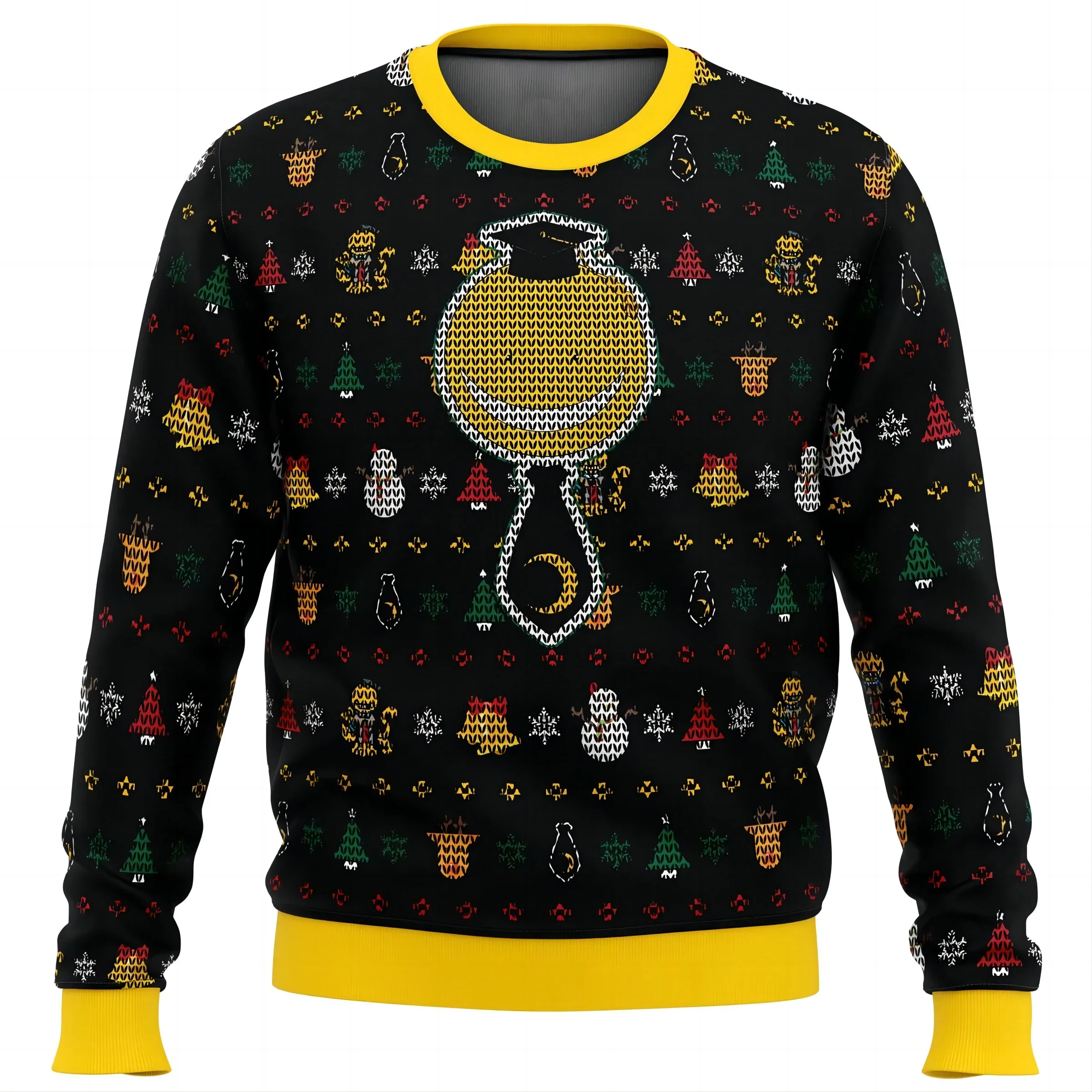 Koro Sensei Assassination Classroom Ugly Christmas Sweater Gift Santa Claus Pullover Men 3D Sweatshirt And Top Autumn And Winter