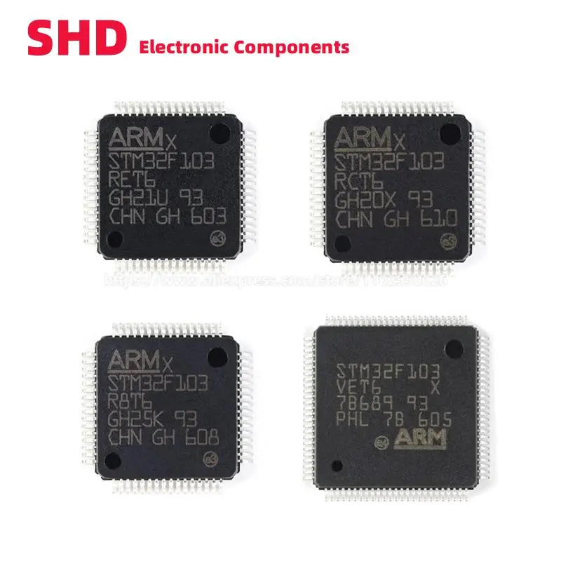 STM32F103C8T6 STM32F103 CBT6 R8T6 RBT6 RCT6 RET6 VBT6 VCT6 VET6 ZET6 STM32F030C8T6 LQFP-48/64/100/144 ARM Microcontrollers - MCU