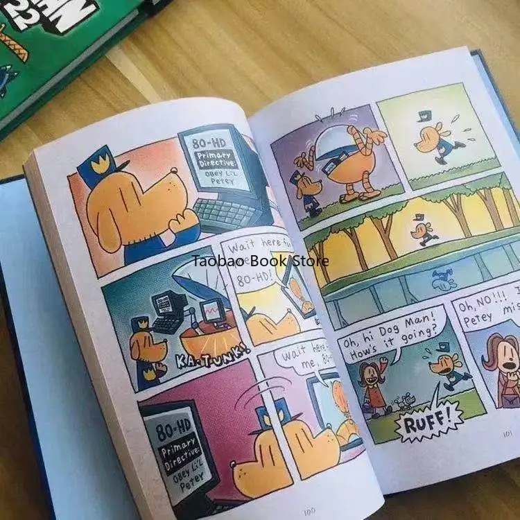 15 libri Dog Man Detective Dog Adventures volumi 1-15 Hardcover New Edition Set Picture Book Comic Click-to-Read Version