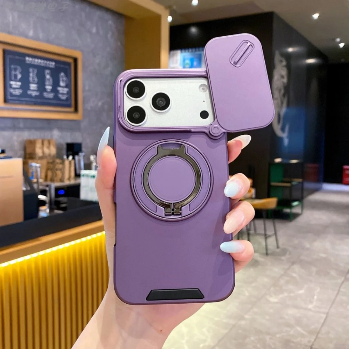 Heavy-duty Rugged Magnetic Stand Case For iPhone 18 17 Air 16 E 15 14 13 12 Pro Max Plus Slide Camera Protect For Magsafe Cover