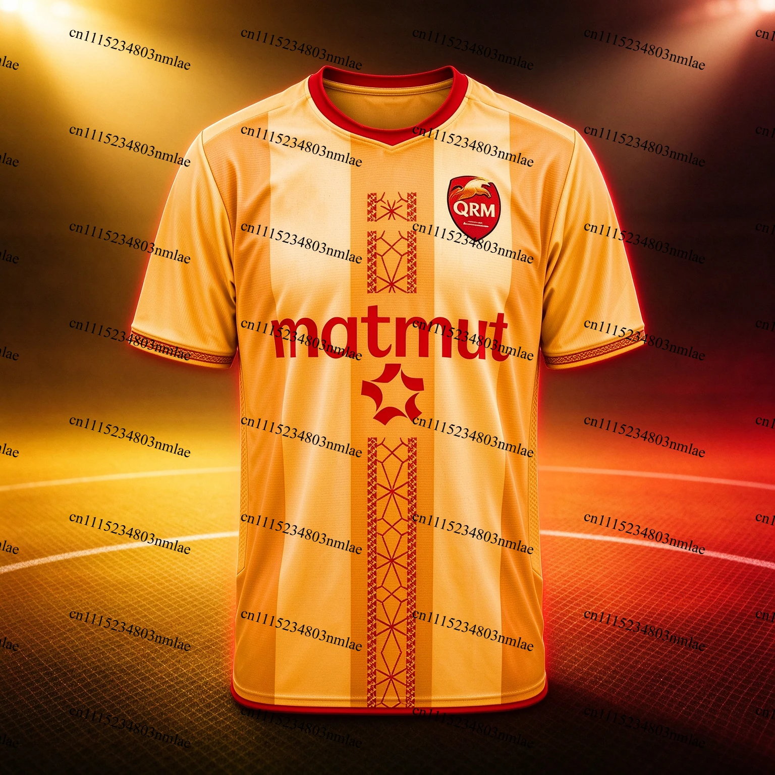 2026-27 Quevilly Rouen Métropole Home and Away Jerseys, T-shirts with Digital Printing Patterns, Sports Breathable Short Sleeves