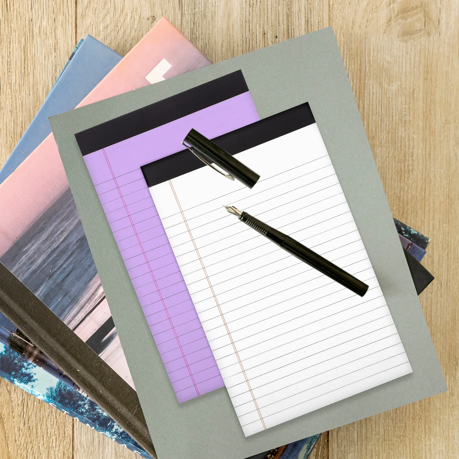 

Color Notebook Scratch Pad Small Pocket Notebook A5 Notepads Writing Pads Vibrant Hues Smooth Lined Wide Ruled