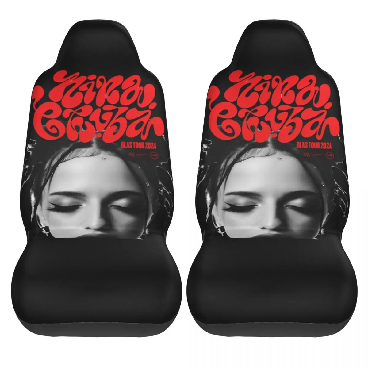 

Nina Chuba Car Seat Covers 2 Pcs Universal Auto Seat Covers Summer Polyester Soft Cover