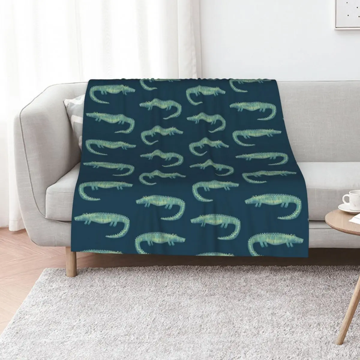 Alligator Throw Blanket Luxury Brand Custom christmas gifts bed plaid warm for winter for winter Blankets