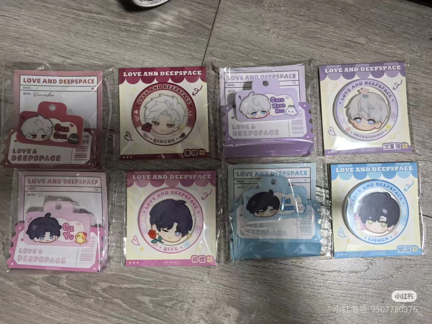 [البضائع الرسمية] متوفرة في لعبة الحب والمساحة العميقة 2024 نقاط استرداد الهدايا Xavier Zayne Rafayel Sylus مشبك شارة أكريليك