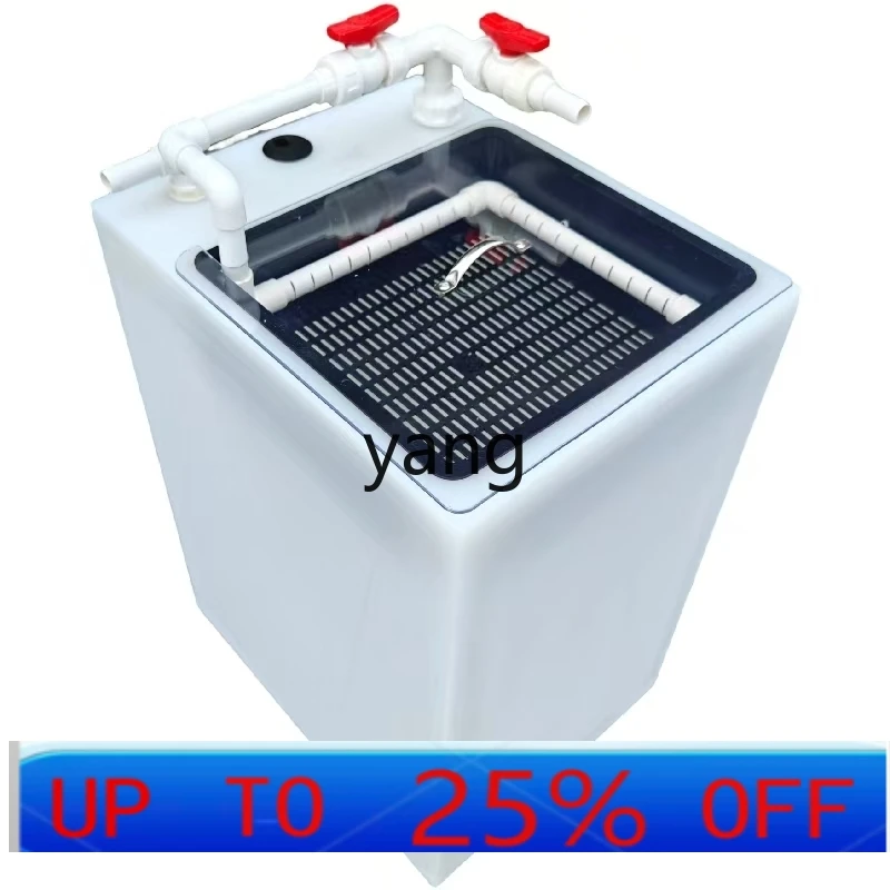 LTT food grade household square plastic water circulation live fish breeding water purification water storage tank