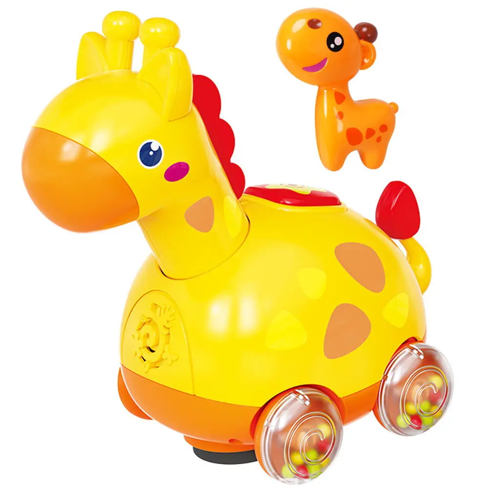 

Multifunctional Cartoon Giraffe Crawling Baby Guidance Lightweight Indoor Outdoor Learning Aid for Infants Toddlers