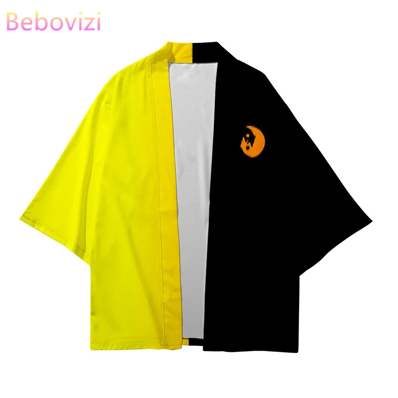 Japanese Robe Cardigan Women Men Harajuku Kimono Plus Size 6XL 5XL 4XL 3XL Loose Fashion Samurai Cosplay Blouse Yukata Clothing