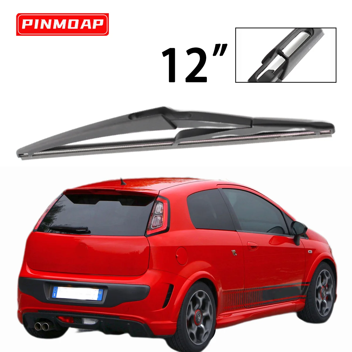 

1PC 12" Rear Wiper Blade Applicable For Fiat Grande Punto 199 Punto Evo Windshield Windscreen Rear Wiper Blade Car Accessories