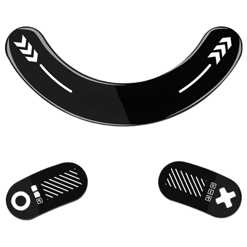 Mouse Skates Smooth Glides Mouse Feet Pads Scratch Resistance สำหรับ V2 Mouse Gaming สติกเกอร์เท้าแก้ว