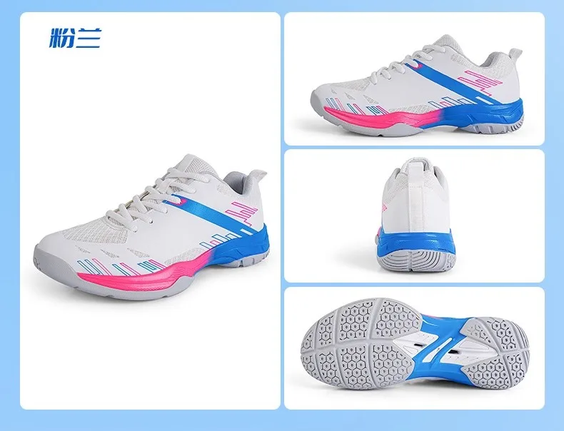 

Sports Training Shoes Durable Athletic Footwear Unisex Design Anti-Slip & Breathable Table Tennis Shoes Outdoor Use