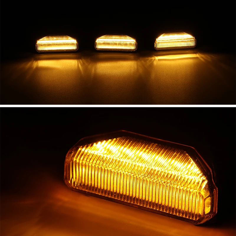 3Pcs Led Car Lights Front Grille Light With Harness Fit For Toyota Tundra TRD Pro 2019-2021 Signal Lamp Modified Car Accessories