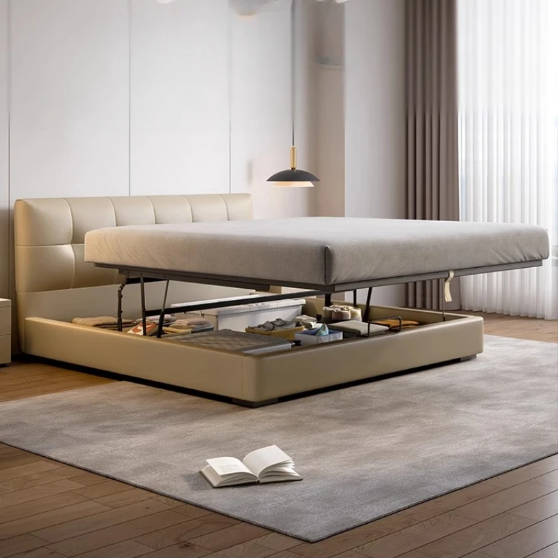 

Двуспальная европейская кровать, современный дешевый дизайн, модная кровать высокого качества, белая классическая принцесса Cama De Casal, компактная мебель