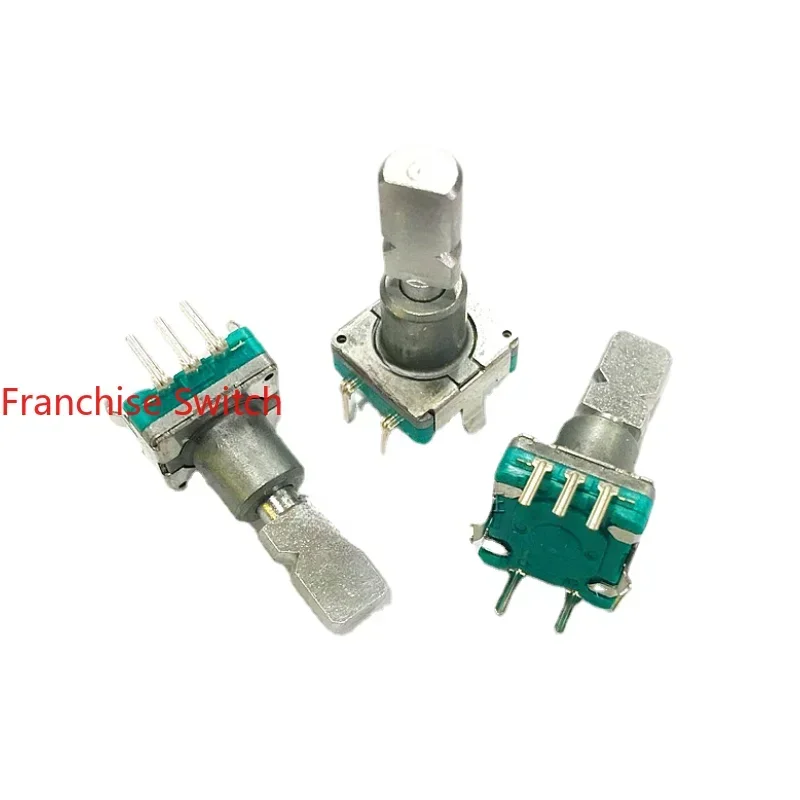 

10 шт. Энкодеры EC11E15244C2, 360 градусов вращения, 30 бит, 15 импульсов, 19 полуповоротных осей